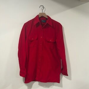 Vintage Corduroy Shirt Size Medium Tall Corduroy Shirt Long Sleeved Shirt.
